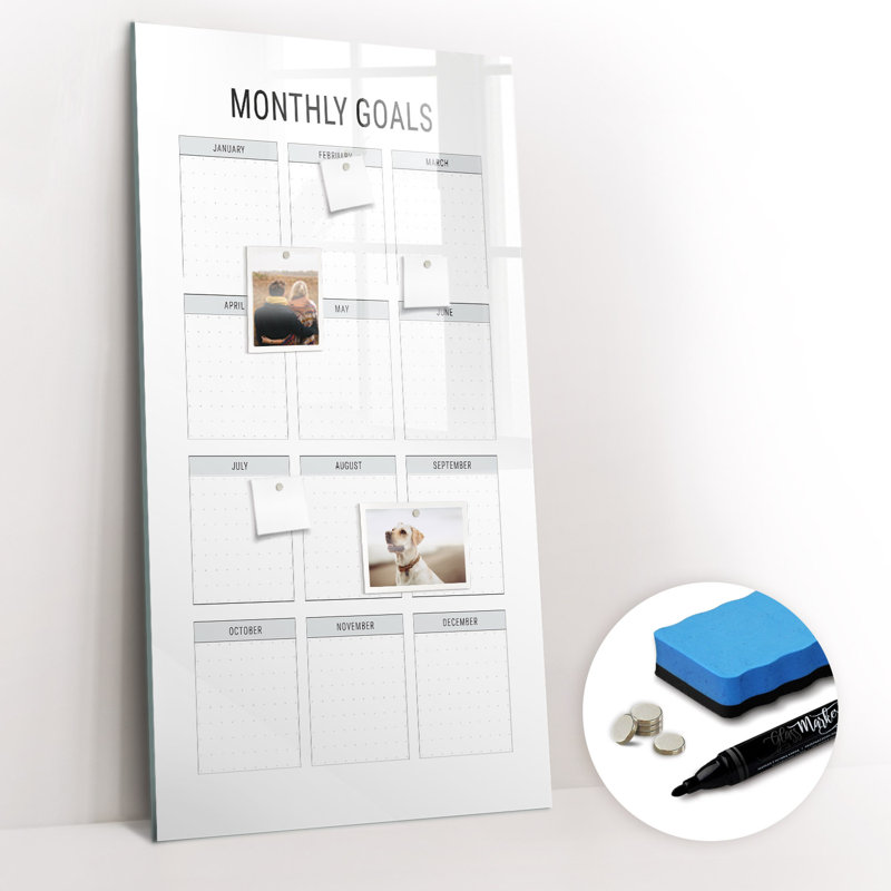 Magnetic Glass Dry Erase Board