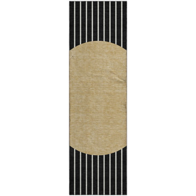 Premium Machine Washable Naglee AMF994 Stripes Rug