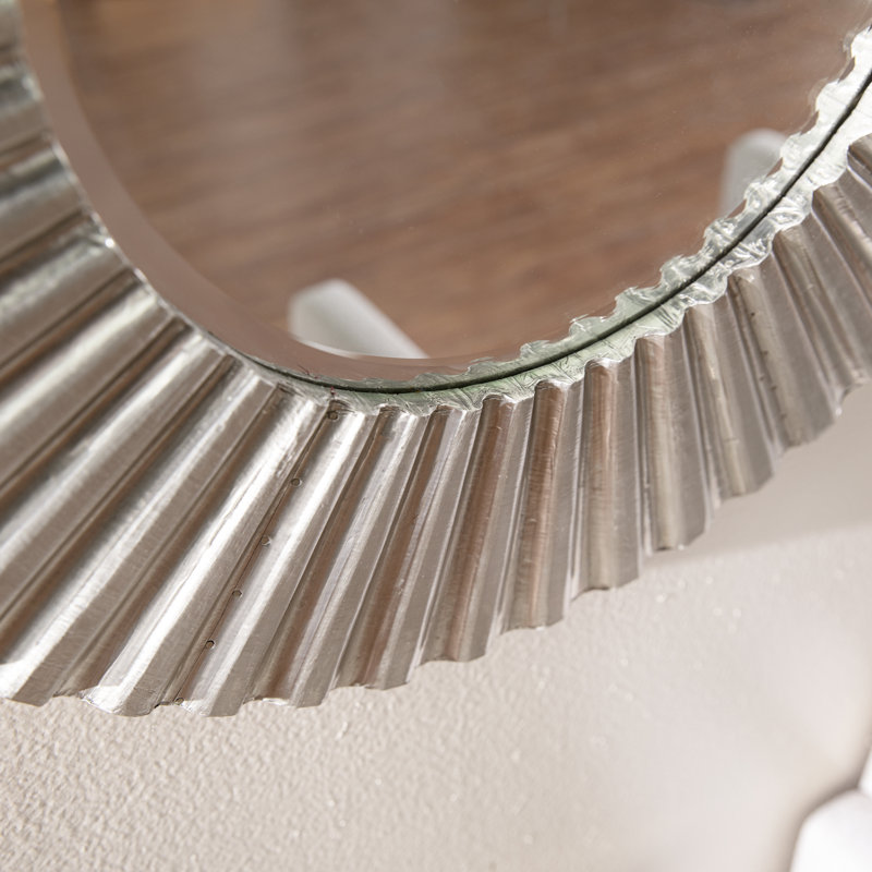 Hessmer Metal Round Wall Mirror