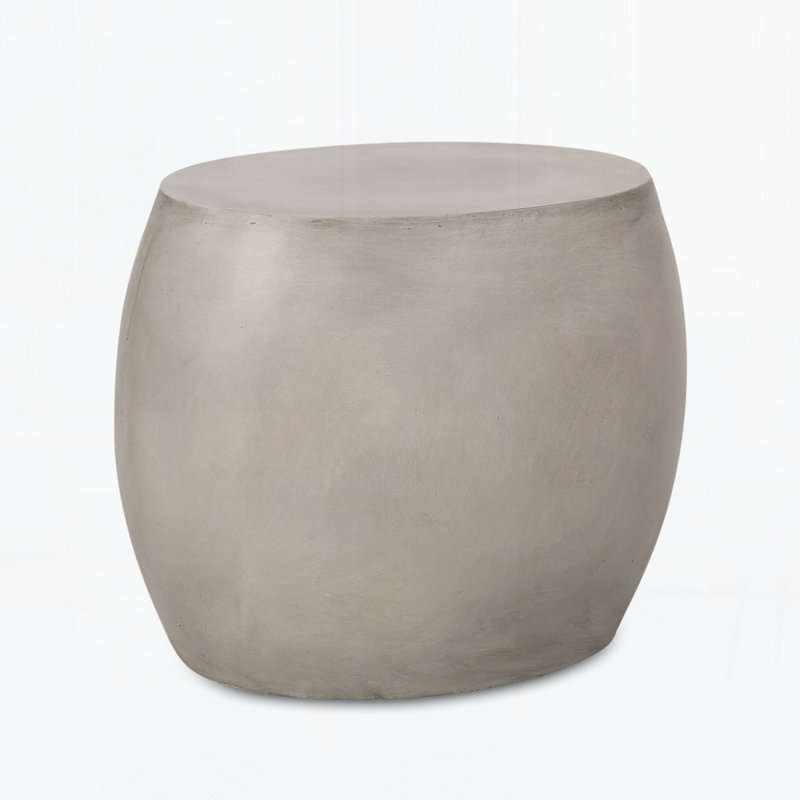 Outdoor Lightweight Concrete Side Table