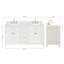Ensemble de meuble-lavabo double Abbate-390598327-335923528-335923263