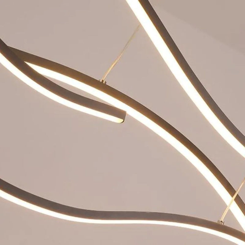Luminaire suspendu pour îlot à lumière moderne Glovea Warm & Love