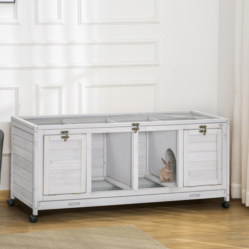 Cage à lapin en bois