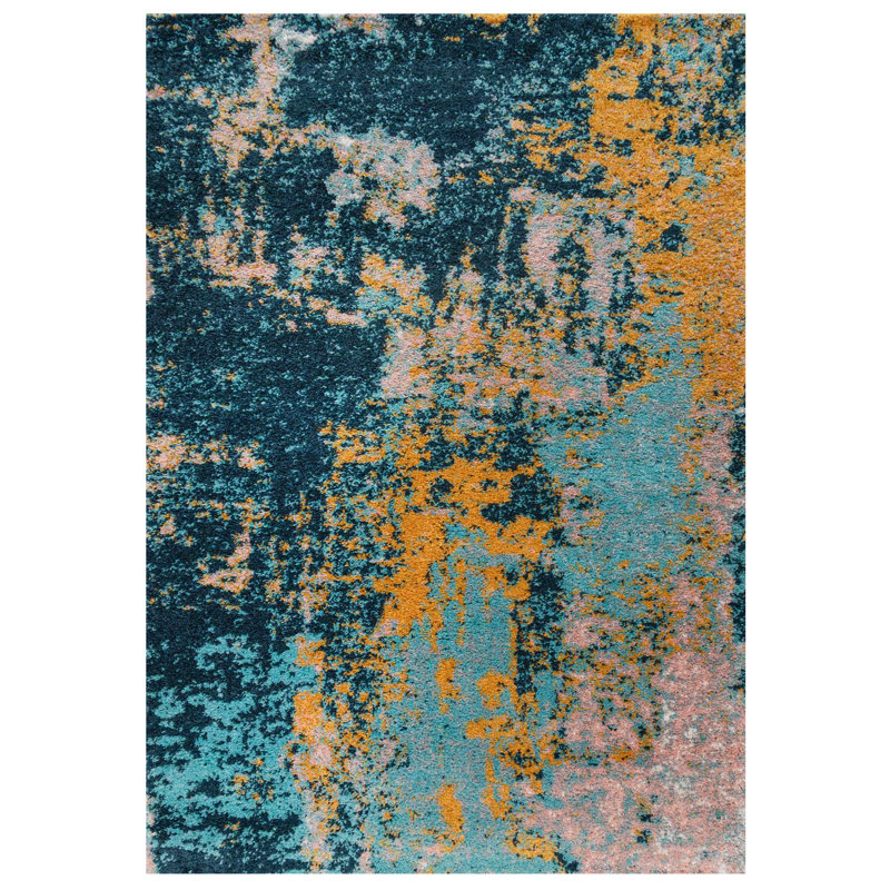 Aaryona Abstract Shag Area Rug, Rectangle 160 x 230cm
