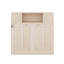 Grand lit escamotable avec armoires de rangement-827414156