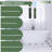 66.9 Inch Freestanding Solid Surface Soaking Bathtub