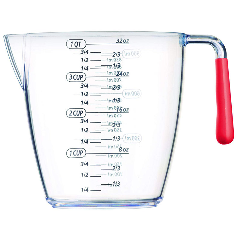 Colourworks 3-Piece Plastic Measuring Cup Set