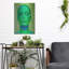 «Skin Deep Green» par Abstract Graffiti, art mural-1620704993