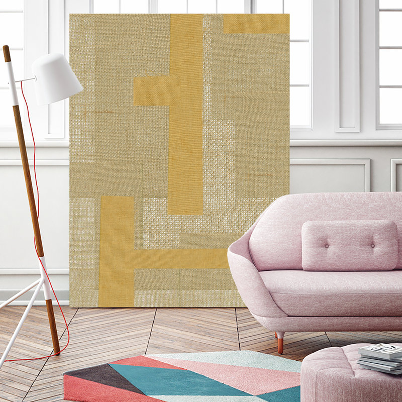 "Tissu à motif collage n ° 4" par THE