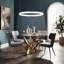 Luminaire suspendu géométrique à 1 lumière pour îlot de cuisine Haymarket