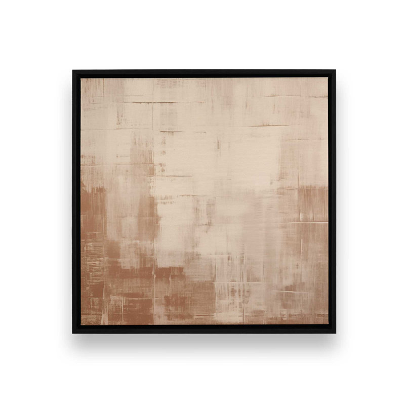 «Copperplate Chronicles», reproduction sur toile, H 12,75 po x l 12,75 po x P 1,75 po, Cadre flottant noir satiné, 1