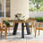 Lerna Indoor/Outdoor Round Teak Dining Table