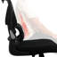 Chaise de bureau ergonomique en filet avec accoudoirs rabattables-97810983