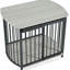31,5 po Hutches de chien gris, pour les chiens de taille moyenne et la table de caisse de longue durée, les animaux courbés de taille moyenne, attrayants-1219823583