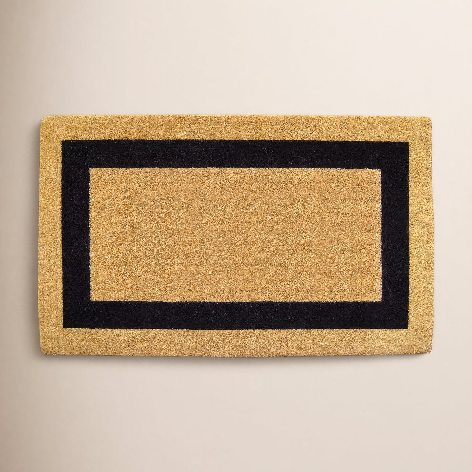 Jewell Outdoor Doormat, 1'10" x 3', Black