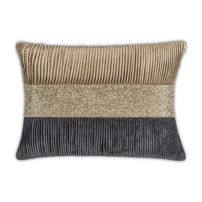 Layla Charcoal Stone Lumbar Pillow