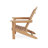 Grade A Teak Adirondack Chair Outdoor Patio Set of 5 (4 Chairs + 1 Side Table)