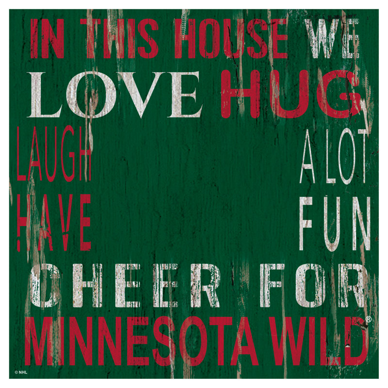 Wall Decor, Minnesota Wild