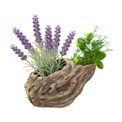 Simulated Stump Root Planter Flower Pot