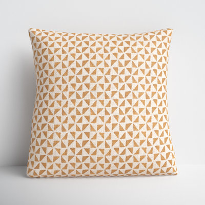 Zetta Geometric Cotton Throw Pillow