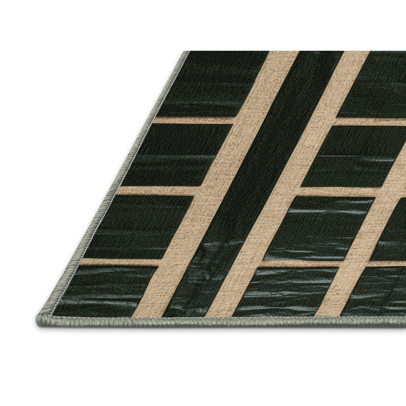 Washable Nori Vegetables Area Rug, Rectangle 3' x 5'