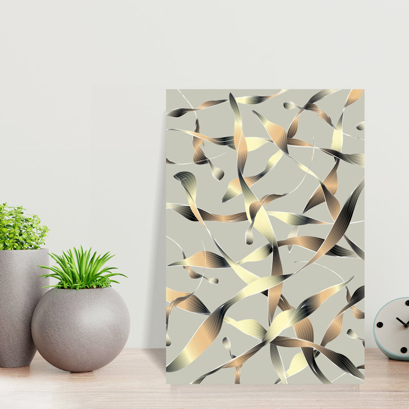 Contemporary Art Abstract Elegant Geometric Nature Landscape Wall Art by Angelo Cerantola - Wrapped Canvas Print