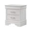 Mobilier de chambre à coucher 1 pièce à deux tiroirs de style glamour moderne avec deux tiroirs en bois massif de style cristal