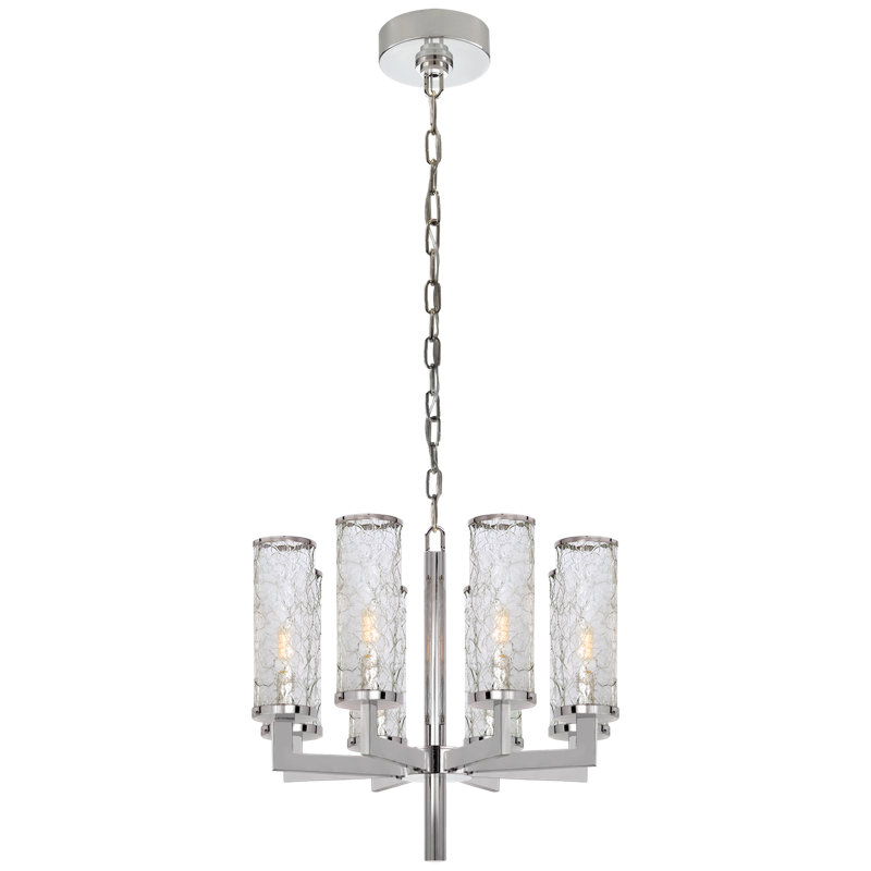 Kelly Wearstler Liaison Single Tier Chandelier, Polished Nickel