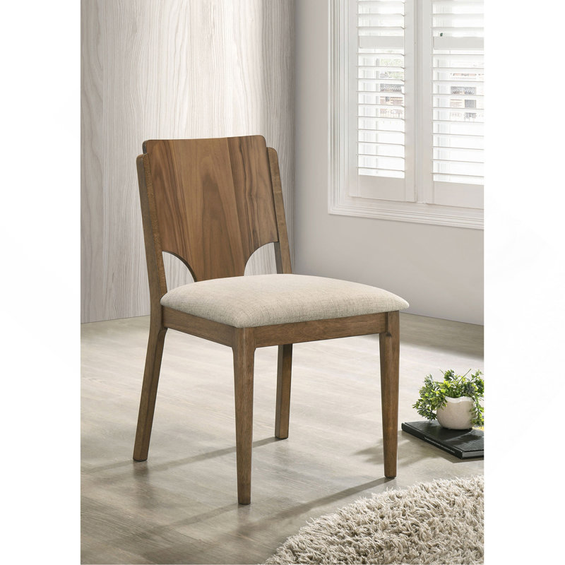 Chaise d'appoint rembourrée (ensemble de 2)