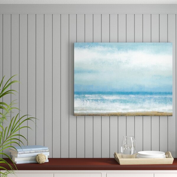 Rosecliff Heights 'Coastal Overcast' Print on Wrapped Canvas | Wayfair