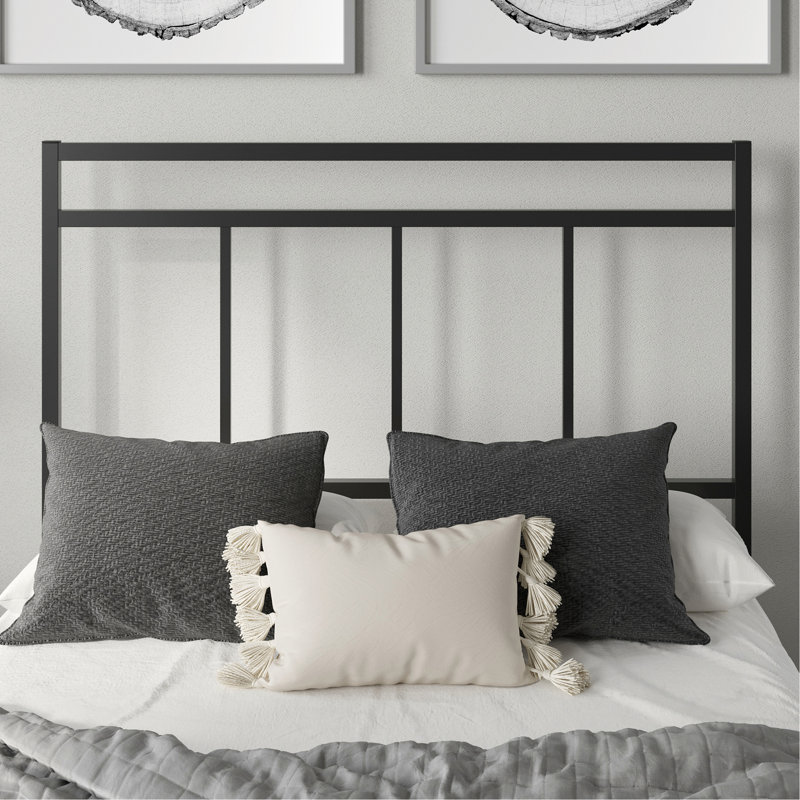 Platform Bed With Headboard, Twin