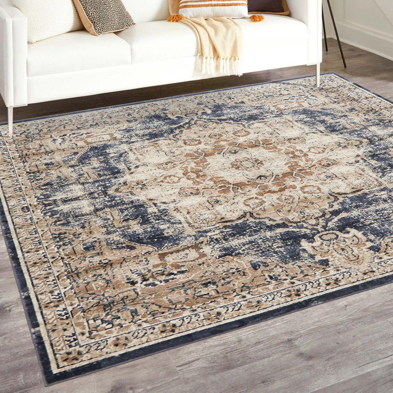 Arloa Oriental Indoor Rug, Square 5'3"