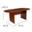 Ensemble de table de conférence et de chaises Racetrack-748529380