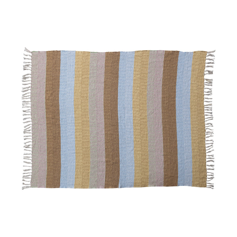Jeté , Blue/Gray Striped