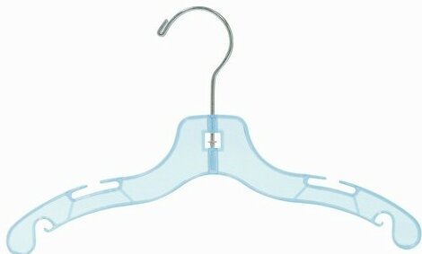 Plastic Frame Nursery Baby Clothes Hanger for Dress/Shirt/Sweater (Set of 100) Only Hangers Inc.