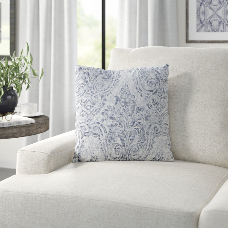 Misty River Reversible Throw Pillow, 26" H x 26" W x 6" D