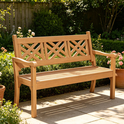 Banc de jardin Banc d'extérieur pour 3 personnes HiPS