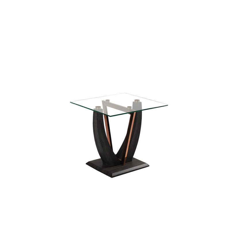 Table de bout Inouye, Or rose