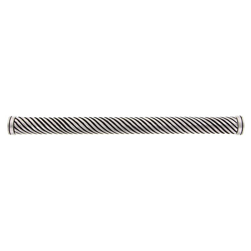 Sanzio 12" Center to Center Appliance Pull, Antique Nickel, 9"