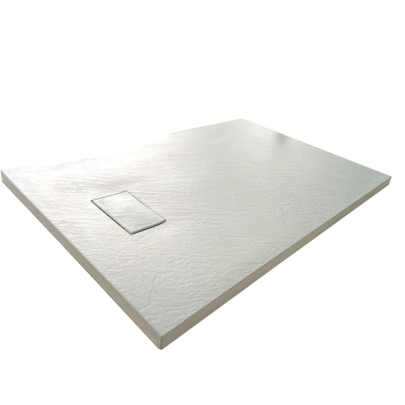 1200 x 800 mm Fiberglass Shower Tray, White, 1200 x 800mm