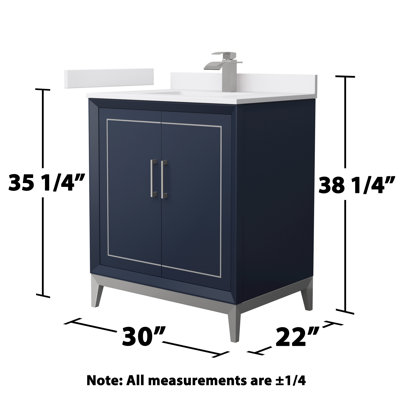 Ensemble de meuble-lavabo simple 30 po Marlena