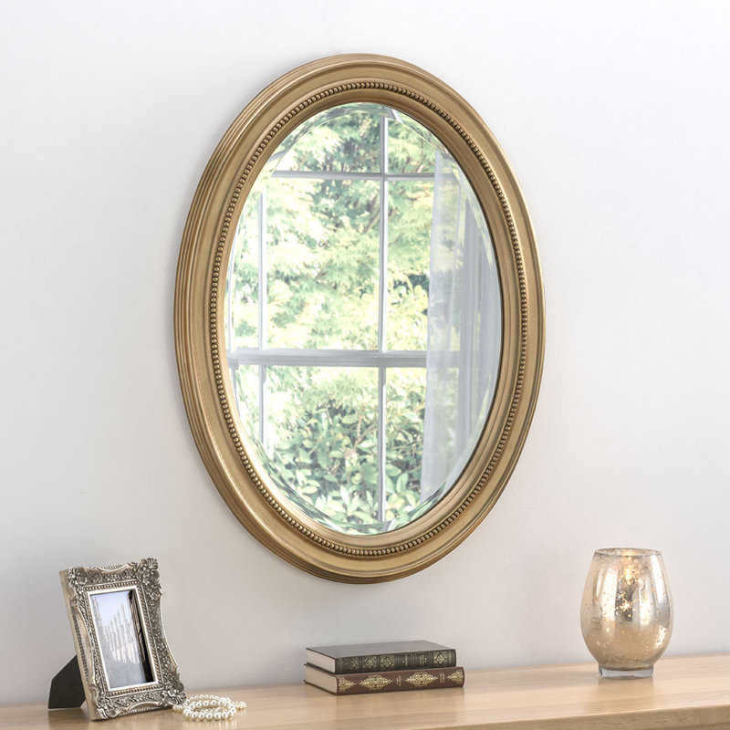 Cardella Plastic Mirror, Gold