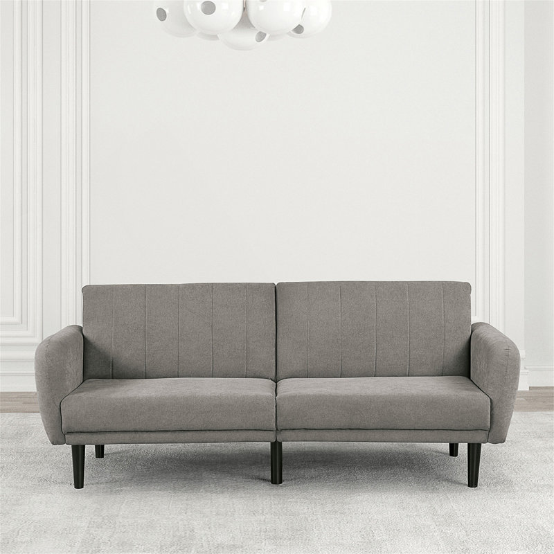 Futon Sofa Bed, Gray
