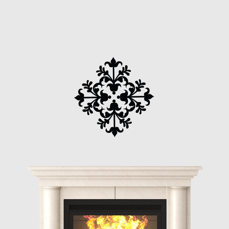Highbridge Abstract Non-Wall Damaging Wall Decal, Black
