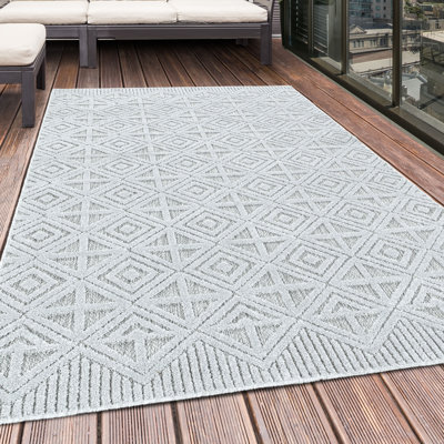 Catina Geometric Indoor / Outdoor Area Rug