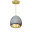 Luminaire suspendu en dome à 1 lumière-82352586-82352587-82352585
