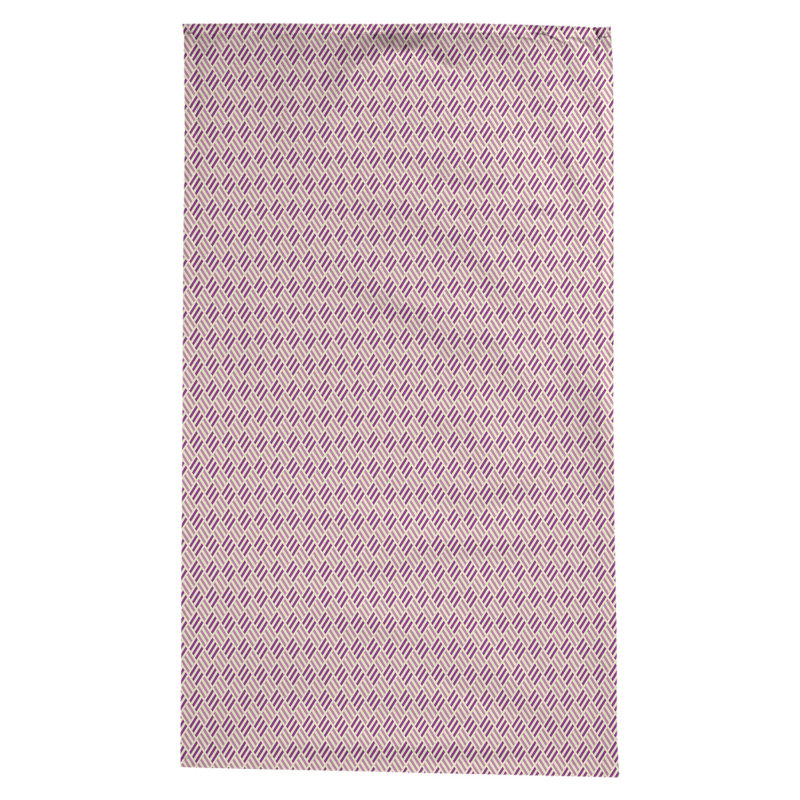 Nappe à carreaux à rayures Leffel, Mauve