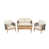 Teak Finish/Gray Rope is out of stock selected