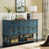 Blue/Walnut