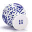 Ensemble de 3 vases bleus et blancs en céramique